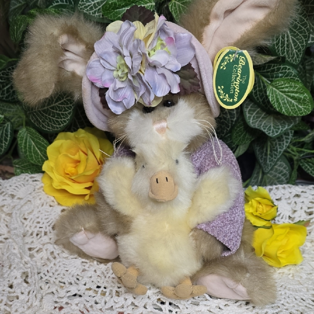 VTG Bearington Collection "Donna & Duck" Bunny Plush (#4157)